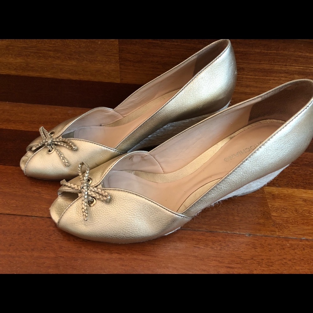 Arturo Chiang open toe wedge heel shoes - Picture 3 of 5